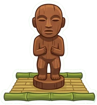 Anito wooden figurine — Filipino charm